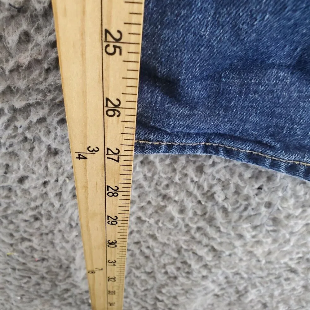 Old Navy Jeans Mens 42x32 Blue Classic Stretch Straight Fit Denim Style - Picture 6 of 11
